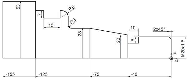 Bước 2 Lệnh gia công tinh biên dạng ngoài Chọn biểu tượng trên thanh công 6