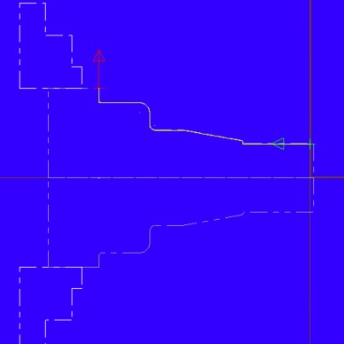 Hình 6 1 Chọn biên dạng để tiện tinh Chọn OK khi đã chọn xong xuất hiện hộp 9