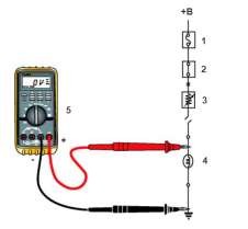Hình 1 6 Sơ đồ kiểm tra điểm hở mạch bằng cách kiểm tra điện áp trong 6