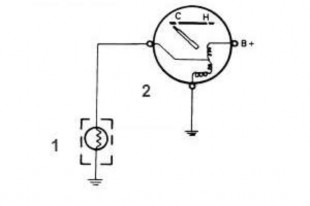 Hình 4 4 Sơ đồ mạch báo nhiệt độ nước 1 Cảm biến nhiệt độ nước 2 7
