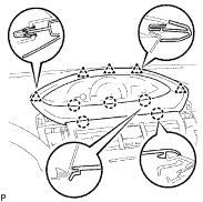 Nhả khớp 9 vấu và tháo kính đồng hồ táp lô Lắp cụm đồng hồ táp lô 4