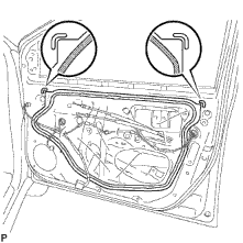 Chú ý Khi lắp nắp lỗ sửa chữa hãy kéo thanh nối và các giắc nối đi qua 18