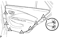 Nhả 7 khớp kẹp Ngắt cáp điều khiển từ xa khóa cửa sau và cáp hãm bên 29