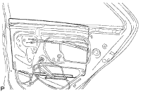 4 6 2 Trình tự kiểm tra 10 Tháo thanh ngăn kính cửa sau Tháo 2 bulông vít và thanh 37