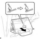 1 Tháo ngăn đựng đồ trên bảng táp lô Mở ngăn chứa dưới tay lái Kéo ngăn 7