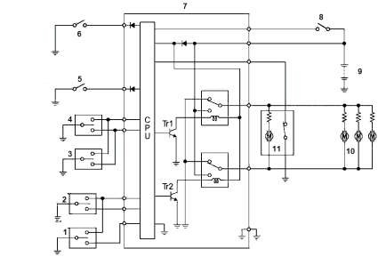 Hình 8 3 Sơ đồ nguyên lý mạch điện điều khiển khóa cửa không điều khiển 1