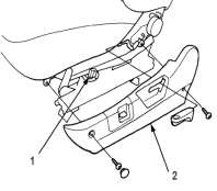 1 Giắc điện 2 Nắp che hông ghế Tháo nắp che hông ghế Tháo nắp nhựa 15