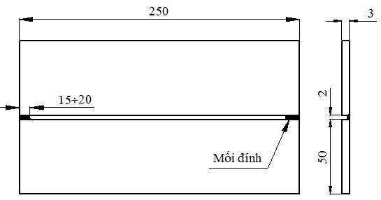 Hình 51 4 Hàn đính tạo phôi Mối đính phải chắc chắn không bị bung trong quá 1