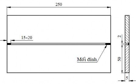Hình 52 4 Hàn đính tạo phôi Mối đính phải chắc chắn không bị bung trong quá 1