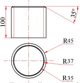 Hình 4 9 Kích thước phôi hàn 4 Xác định chọn các thông số hàn theo bảng 1 19