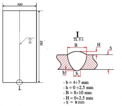 Hình 2 6 Bản vẽ mối hàn 2 Chuẩn bị trang thiết bị và dụng cụ Chuẩn bị 14