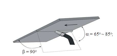 Hình 3 5 Góc độ mỏ hàn Hàn nối Trong trường hợp đang hàn phải dừng sau 5