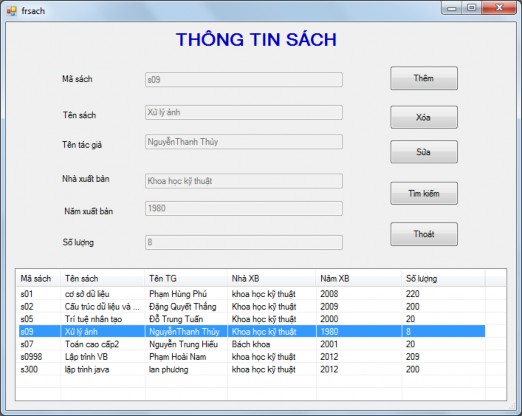 Hình 3 31 Công việc 3 Thiết kế Form tìm kiếm thông tin a Form Tìm kiếm độc 2