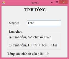 Hình 1 25 Kết quả chạy chương trình tính tổng Bài tập 5 Viết một chương 1