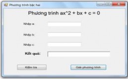Hình 1 41 Chương trình giải phương trình bậc 2 Yêu cầu Nhãn Bất phương 6