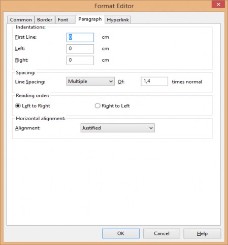 Hình 94 Cửa sổ Format Editor Chọn tab Paragraph Trong lựa chọn Spacing chọn chế 4