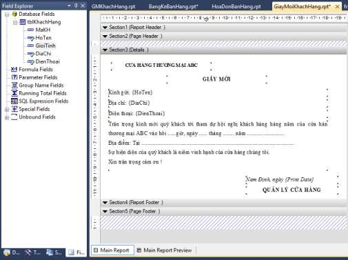 Hình 98 Kết quả thiết kế giấy mời khách hàng hoàn chỉnh 4 Kết quả thực 3