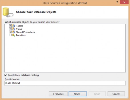 Hình 12 Hoàn thành việc kết nối với cơ sở dữ liệu 4 Thiết kế form theo 9