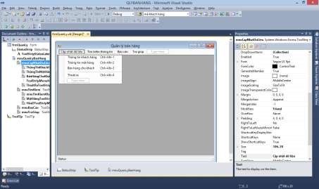 Hình 149 Kết quả thiết kế menu 4 Kết quả thực thi Hình 150 Kết quả thực 7
