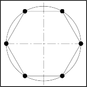 Vết chấm đúng các đỉnh và giữa 3 Bước 3 Giữ dấu chấm dấu đường 7