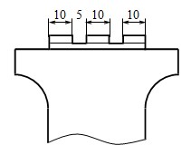 Rãnh thẳng đáy phẳng Đúng chiều sâu 2mm Bước 4 Đục mặt phẳng Mặt 9