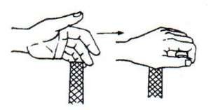 Hình 30 Cầm dũa với tay không thuận ở đầu trên của dũa Điều khiển lực 3