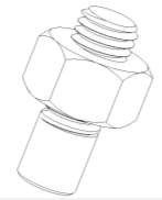 Vặn đai ốc đã cắt ren vào bu lông chuẩn TT 11