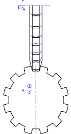 Khi gia công chi tiết được gá trên đầu phân độ vạn năng để phân độ tùy 1