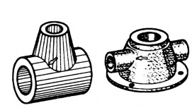 a b c a b Hình 4 1 Lưỡi đục đầu vít và đầu trục Hình 4 2 Ống nối và 4