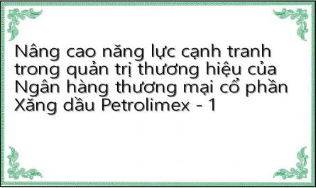Nâng cao năng lực cạnh tranh trong quản trị thương hiệu của Ngân hàng thương mại cổ phần Xăng dầu Petrolimex - 1