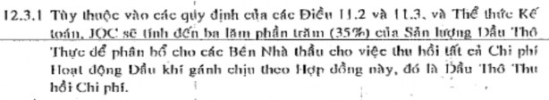 Hình 2 13 Mục 3 1 Điều 12 của HĐDK Nguồn Hợp đồng Dầu khí 2 4 2 1 2 Thu 2