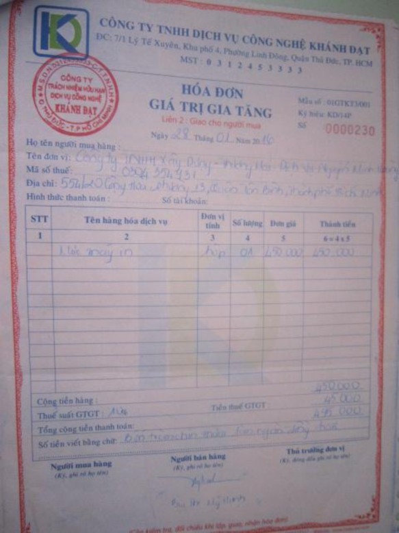  Hóa đơn đầu ra Sao kê ngân hàng VIB Sao kê tài khoản Thời gian sao kê 2