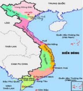 Hình 1 1 Hình bản đồ Việt Nam 2 Tổng sản lượng thủy sản Qua thời gian thăng 1