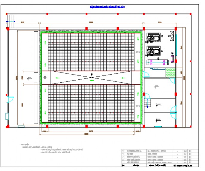 Hình 2 1 Sơ đồ bố trí mặt bằng bể đá cây 1 1 Đọc bản vẽ mặt bằng lắp 4