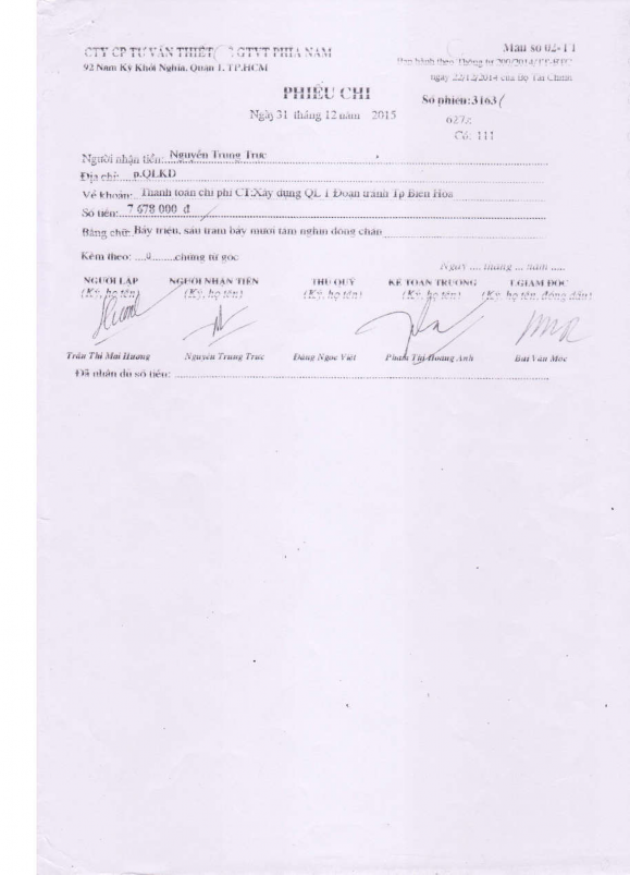 Đồng số 1662 2013 HĐKT DOANH THU TÀI CHÍNH DOANH THU KHÁC CHI PHÍ GIÁ VỐN HÀNG BÁN 8