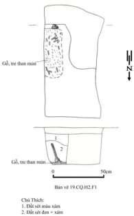 Bản vẽ 16 Mặt bằng và mặt cắt 19 CQ H2 F1 Vẽ chì Nguyễn Thị Thanh Hiếu 10