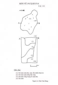 Bản vẽ 38 Mặt bằng và mặt cắt 19 CQ H3 F13 Người vẽ Bùi Văn Hùng Bản 11