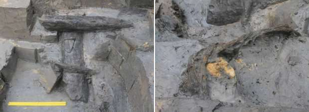 Ảnh 41 Cụm gỗ 2 tại hố 19 CQ H2 Nguồn Bùi Văn Hiếu Ảnh 42 Dây chão tại 14