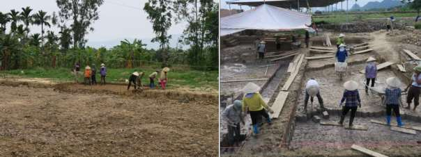 Ảnh 86 Quang cảnh khai quật hố 20 CQ H2 Nguồn Lê Thị Liên Ảnh 88 Đoàn cán 20