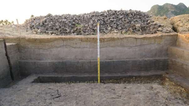 Ảnh 101 Địa tầng vách Bắc hố 20 CQ H5 Nguồn Bùi Văn Hùng Ảnh 102 Mặt 3