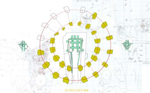 Bv 06 – 07 Mặt bằng di tích kiến trúc tròn tâm linh thời Lý 12 VH LY KT004 3