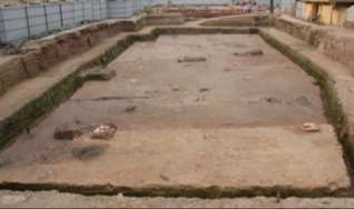 Ba 49 50 Mặt bằng đắp nền thời Lý và di tích móng cột MT 280 di tích 29