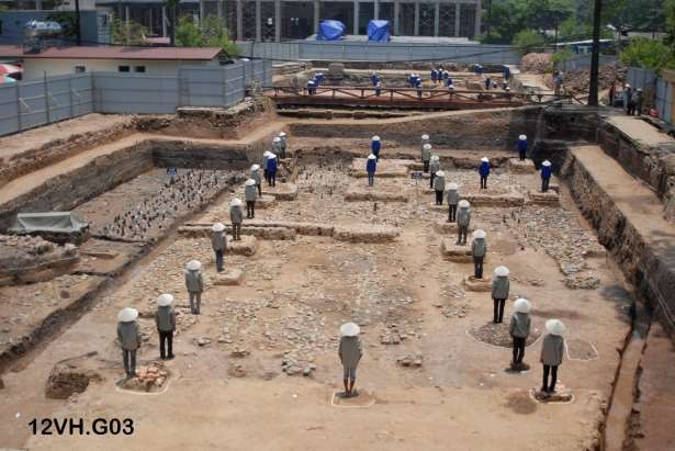 Ba 56 Dấu tích mặt bằng tổng thể di tích kiến trúc thời Trần 12 VH TR KT001 36