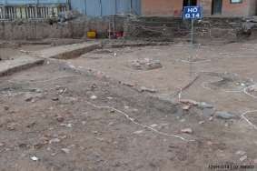 Ba 61 Dấu tích bó nền thời Lê sơ Nguồn VKCH Ba 62 Dấu tích mặt bằng di tích 42