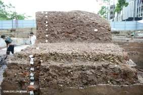 Ba 28 Di tích móng cộ thời Lý 12 VH G01 MT006 Ba 29 Di tích móng cột thời Lý 8