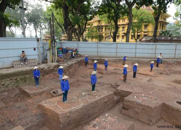 Ba 69 Dấu tích mặt bằng di tích kiến trúc 12 VH LTH KT001 Nguồn VKCH Ba 70 Dấu 2