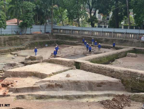 Ba 72 Dấu tích mặt bằng kiến trúc 12 VH LTH KT004 Nguồn VKCH Ba 73 Mặt cắt chi 5