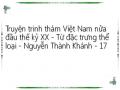 Truyện trinh thám Việt Nam nửa đầu thế kỷ XX - Từ đặc trưng thể loại - Nguyễn Thành Khánh - 17