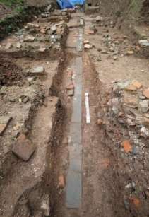 5 6 Hình 03 1 Dấu tích bó nền thời Lê Sơ 2 Dấu tích rãnh thời Lê Sơ 3 Dấu 18