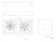 1 2 3 4 5 6 Hình 11 1 2 Gạch hộp thông gió trang trí hoa cúc ký hiệu 18 ĐKT H1 V33 26